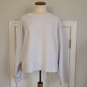 Lululemon Perfectly Oversized Cropped Crew Women's Size 12 Softstreme Sweatshirt